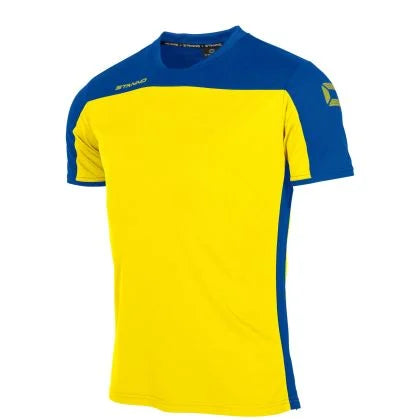 Sandbach United Yellow/Royal 3rd away shirt